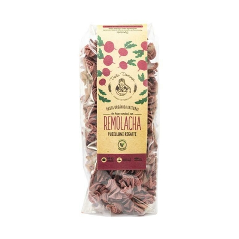 Doña dominga - Fideos Integrales con Remolacha Fusilloni Rigatti (400gr)