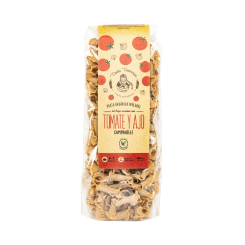 Doña dominga - Fideos Integrales con Tomate y Ajo Campanelle (400gr)