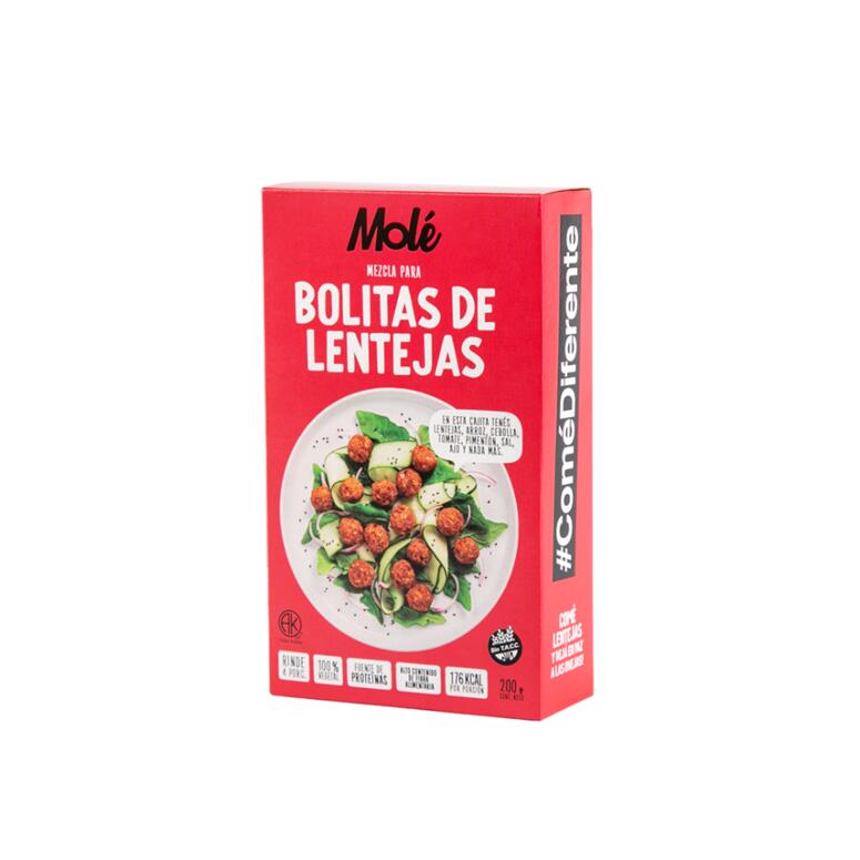 Molé - Premezcla para Bolitas de Lenteja sabor Barbacoa (200 Gr)