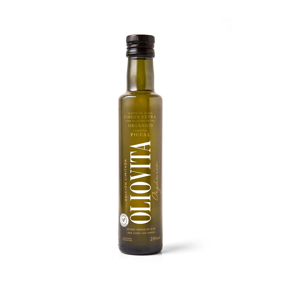 Oliovita - Aceite de Oliva Virgen Extra Organico Varietal Picual 250 ml