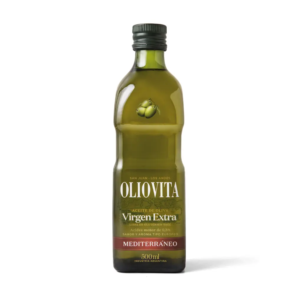 Oliovita - Aceite de Oliva Virgen Extra Mediterraneo 500 ml Botella Plástico