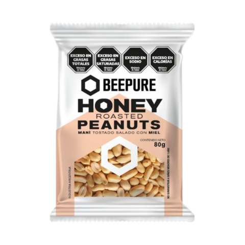 Beepure - Honey roasted peanuts (80gr)