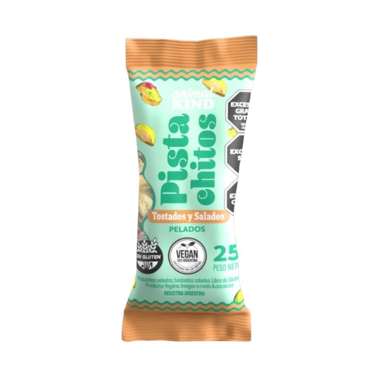 Animal Kind - Pistachitos Tostados y Salados pelados (25g) 