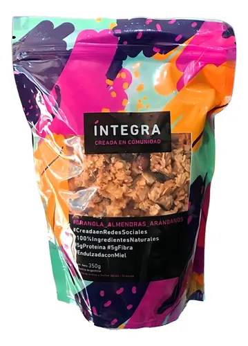 Integra - Granola almendras, caju y arandanos (350g) 