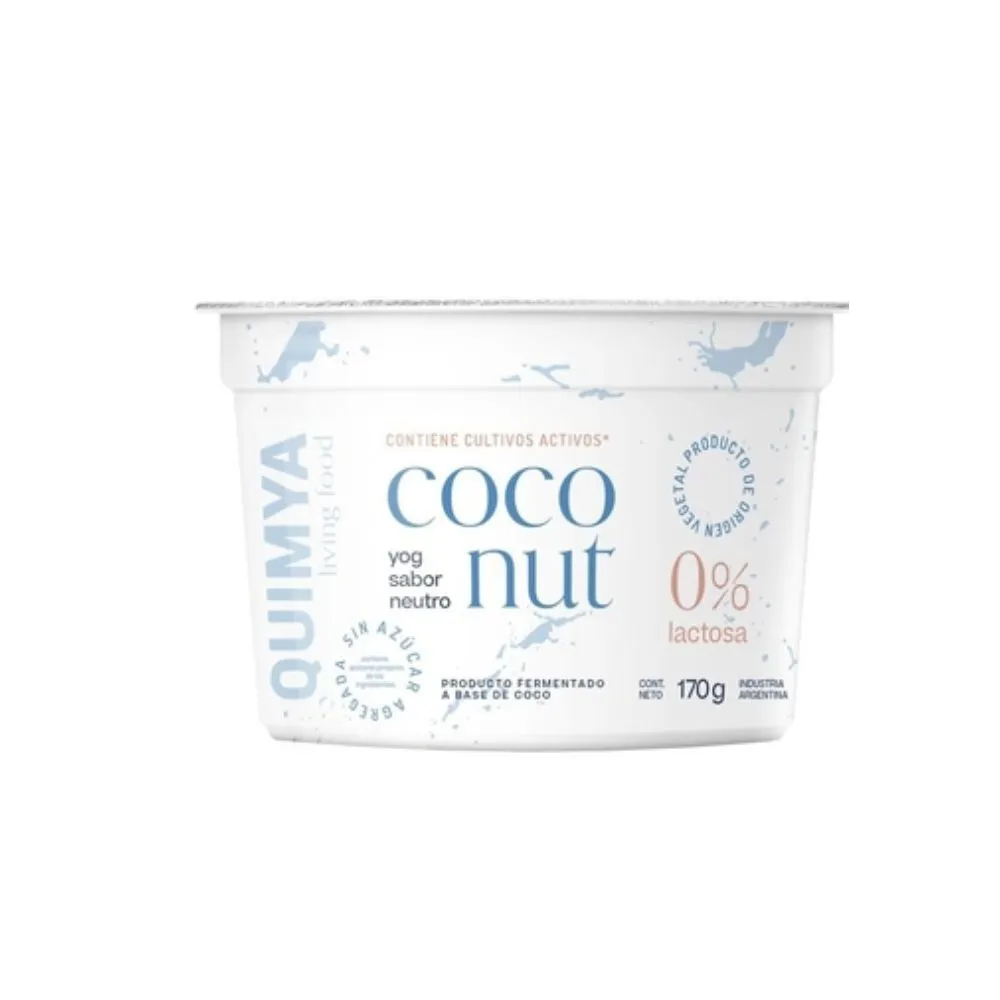 Quimya Yog - Yogurt a base de Coconut Neutro (170gr)