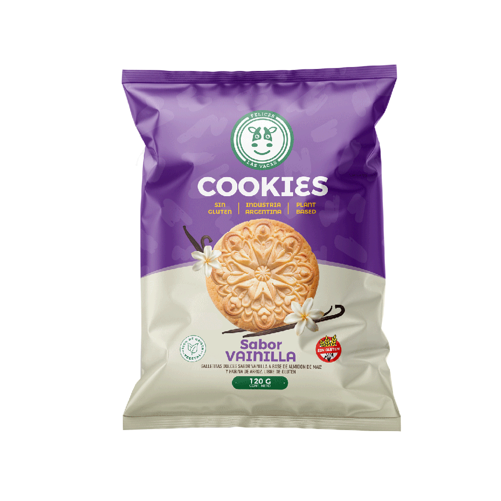 Felices Las Vacas - Cookies sabor vainilla (120gr)