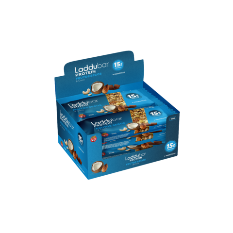 LadduBar - Barritas Proteicas de Frutos Secos y Coco (x10u) 