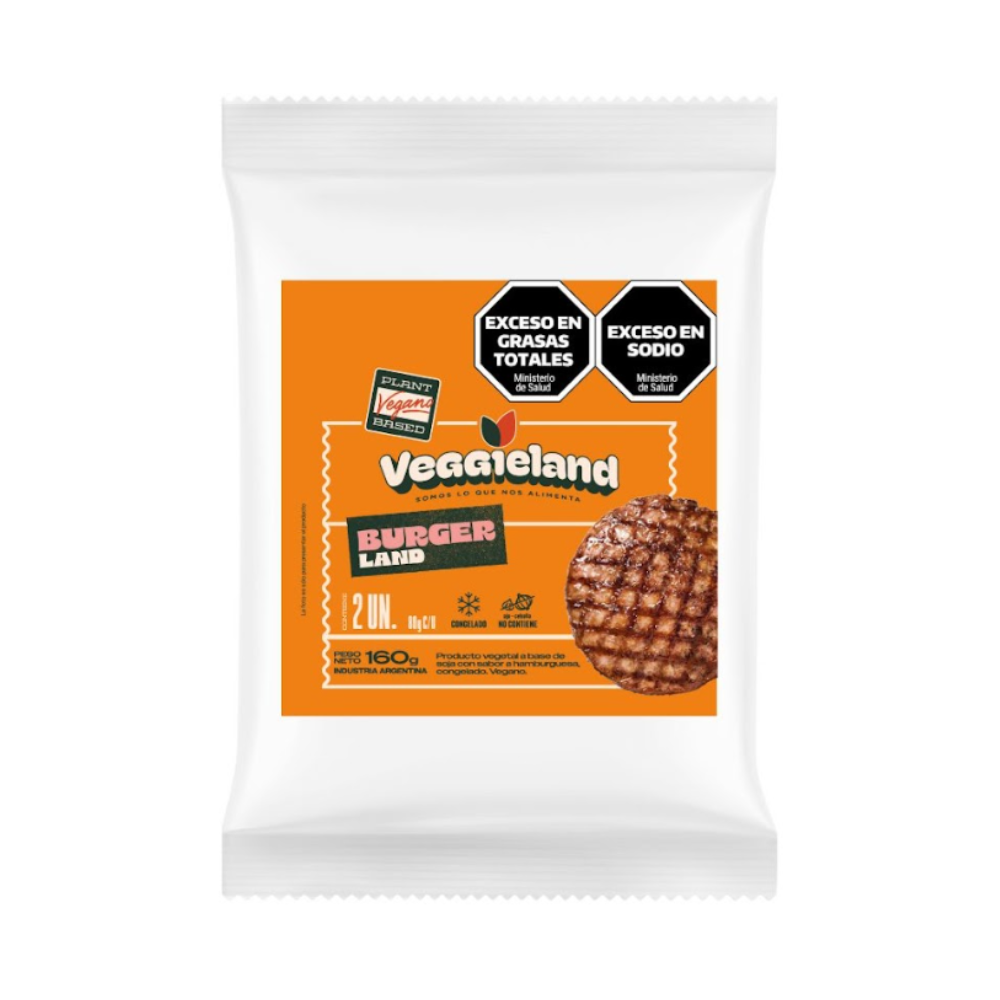 Veggieland - Burger land (160gr)