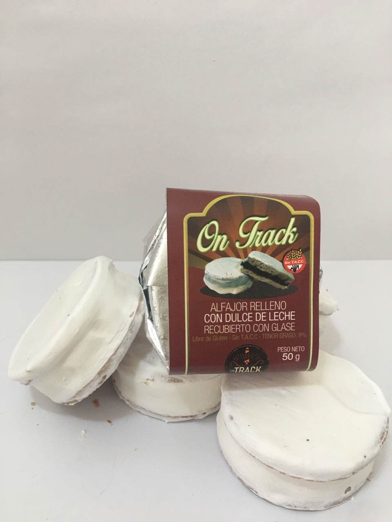 OnTrack - Alfajor Blanco ( display 12 unidades) 