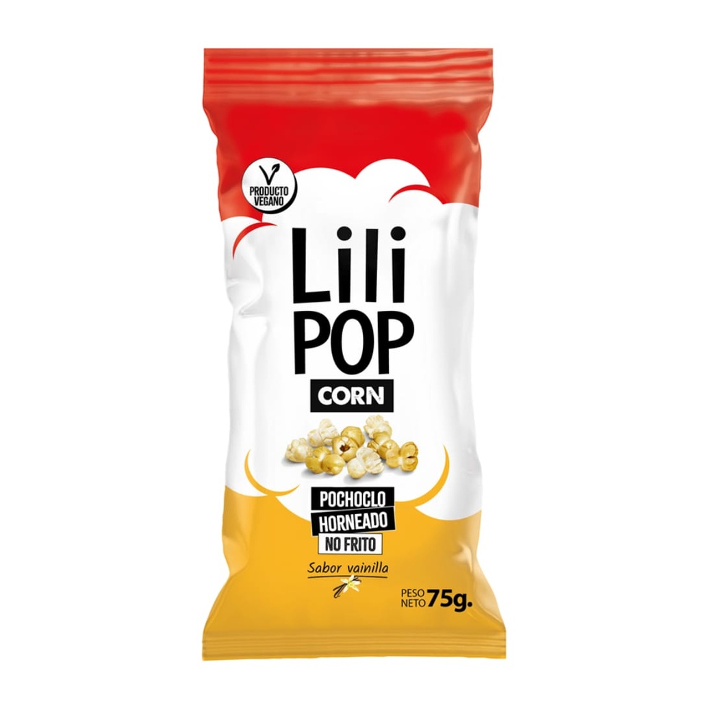 Lili Pop Corn - Pochoclo Sabor Vainilla 75 gr