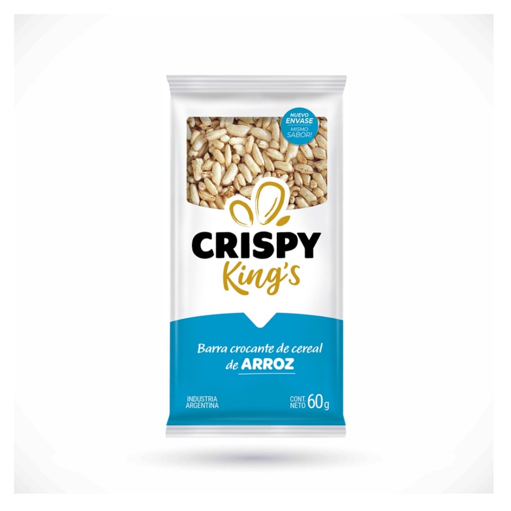 Crispy King - Barra crocante de Arroz inflado 60 gr
