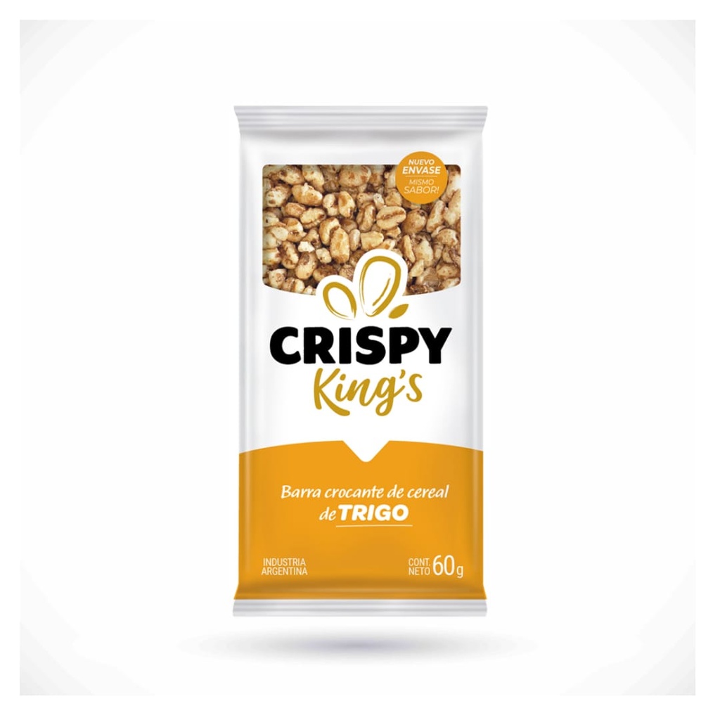 Crispy King - Barra crocante de Trigo inflado 60 gr 