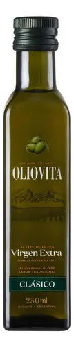Oliovita - Aceite de Oliva Virgen Extra Clasico Botella de Vidrio (250 ml) 