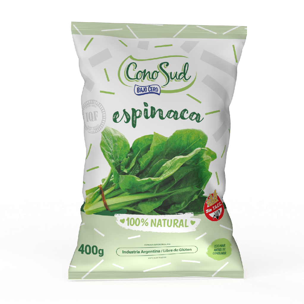 Conosud - Espinaca en porciones (400 gr) 