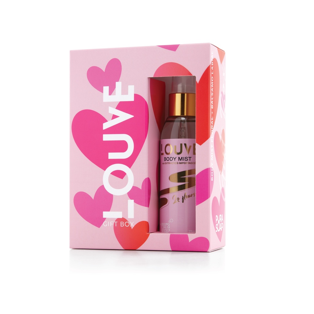 Pura Soap - KIT FLORAL body splash Le Fleurs & balsamo labial 