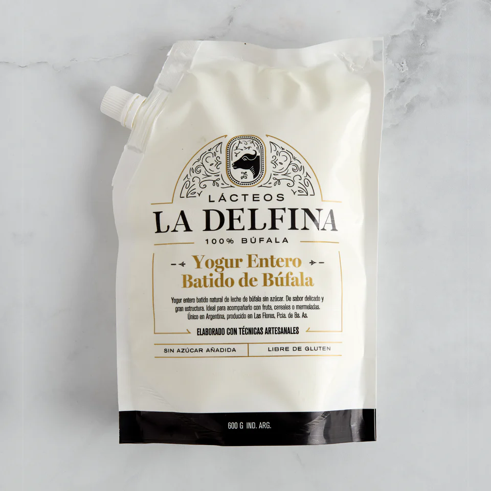 La Delfina - Yogur batido de Bufala sin azucar Pouch 600 gr