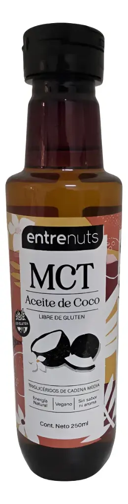 Entrenuts - Aceite de coco MCT (250 ml) 