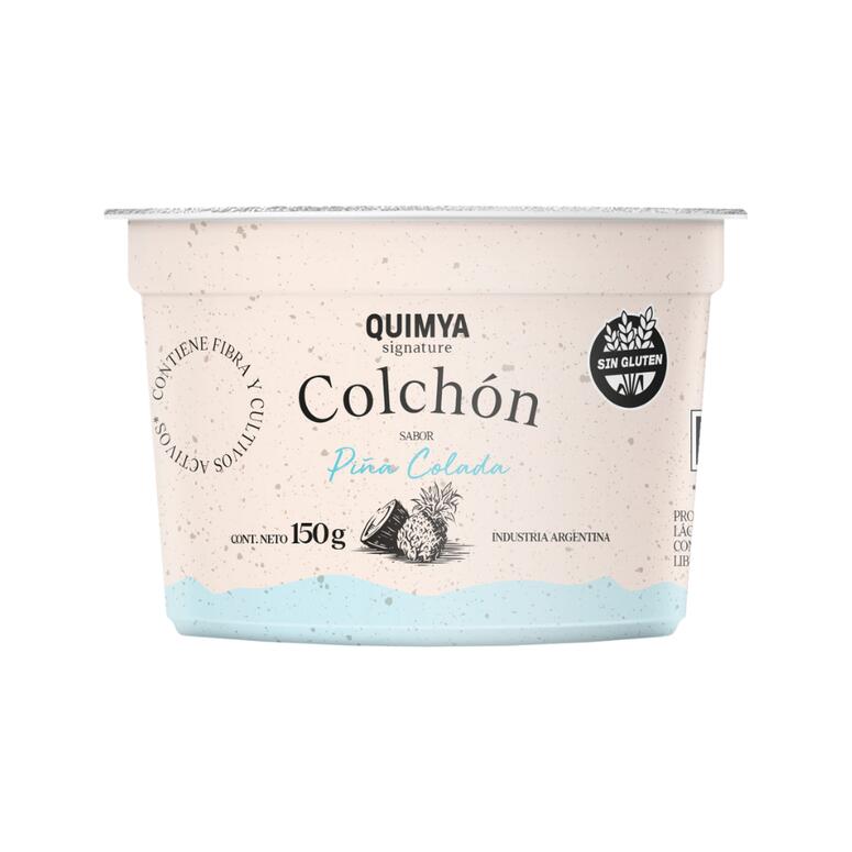 Quimya Yog - Yogurt vegano sabor Piña Colada sin azúcar (150 gr)
