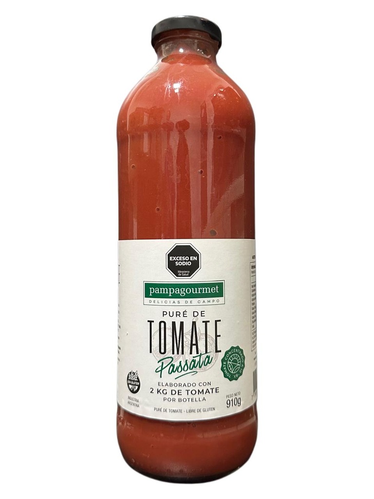 Pampa Gourmet - Pure de Tomate Convencional ( 910 gr)   