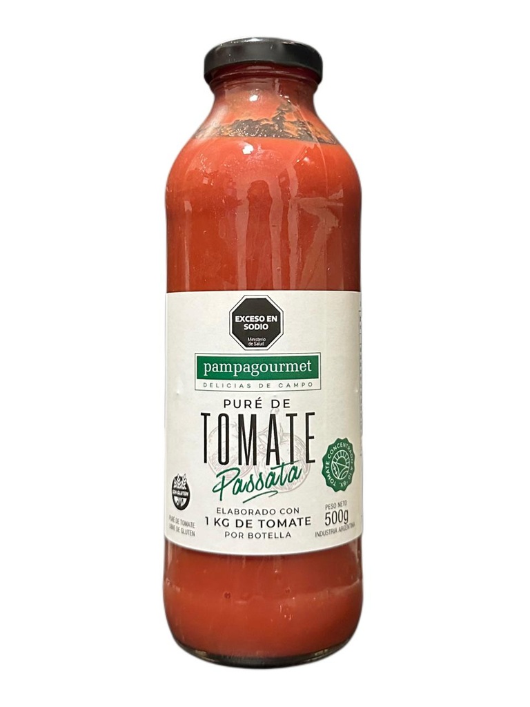 Pampa Gourmet - Pure de Tomate Passata Convencional (500 gr)