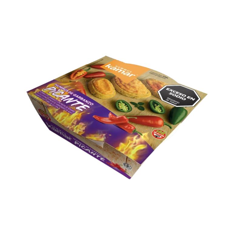 Kamar - Hummus de Garbanzo Picante (230gr)