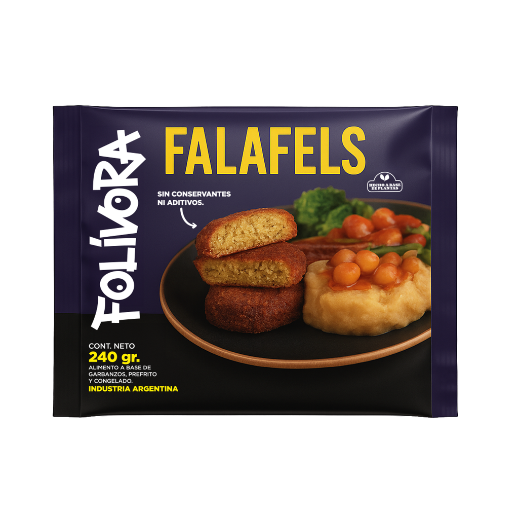 Folivora - Falafels (240gr Pack por 4 unidades)