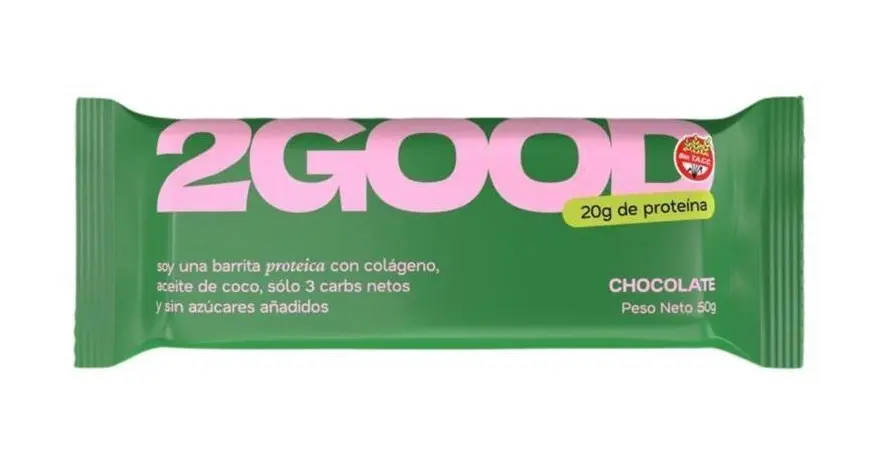 2Good - Barritas de Cereal Proteica Chocolate (x10u - 50 gr c/u)