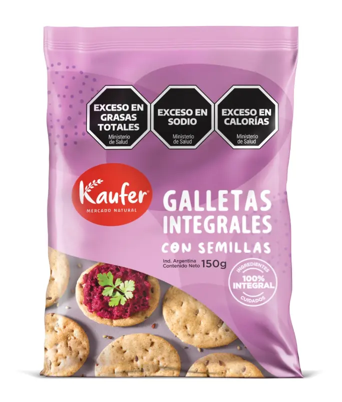 Kaufer - Galletas Integrales con Semillas (150gr)