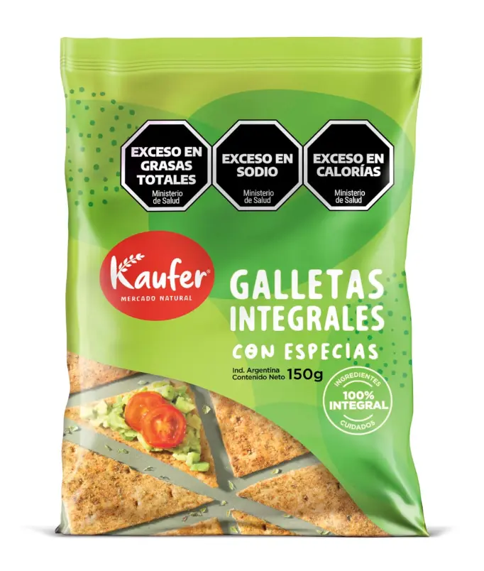 Kaufer - Galletas Integrales con Especias (150gr)