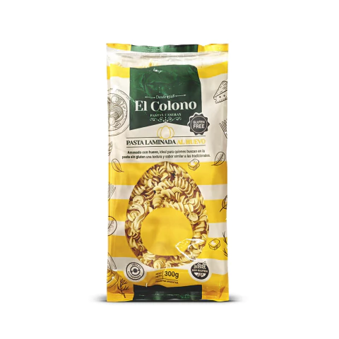 El colono - Pastas Tirabuzon al huevo (300gr)