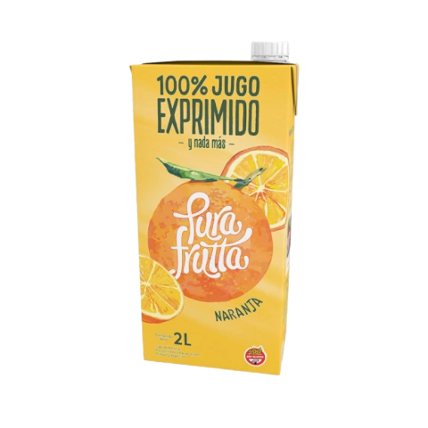 Pura Frutta - Jugo 100% Exprimido de Naranja x 2l 