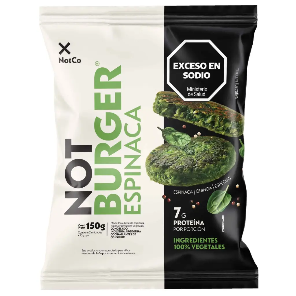 The Not Company - Not burguer espinaca (150gr)