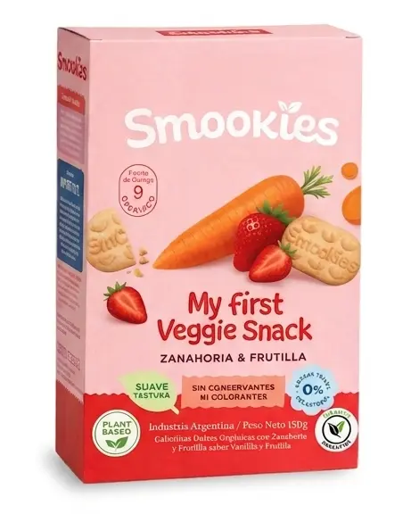 Smookies - Galletitas Smookies Baby Zanahoria y Frutilla (150 gr)