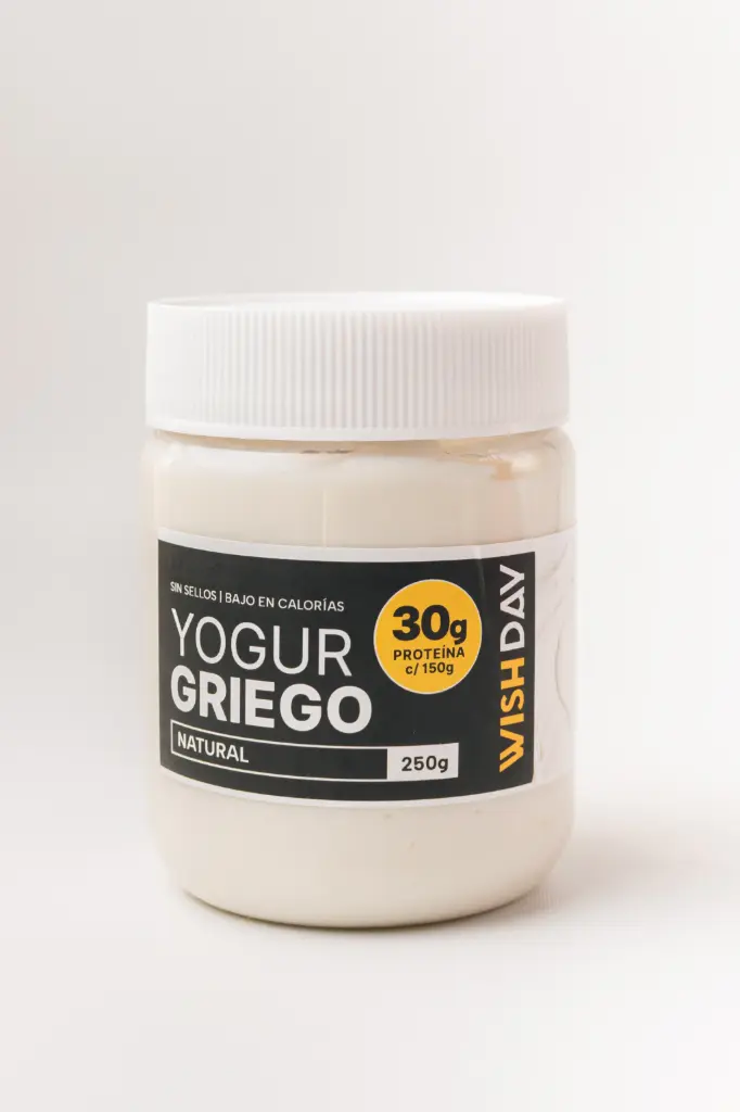 Wish Day - Yogurt Griego Natural sin azucar (pote 250gr) 