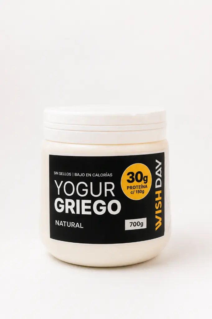 Wish Day - Yogurt Griego Natural sin azucar (pote 700gr)