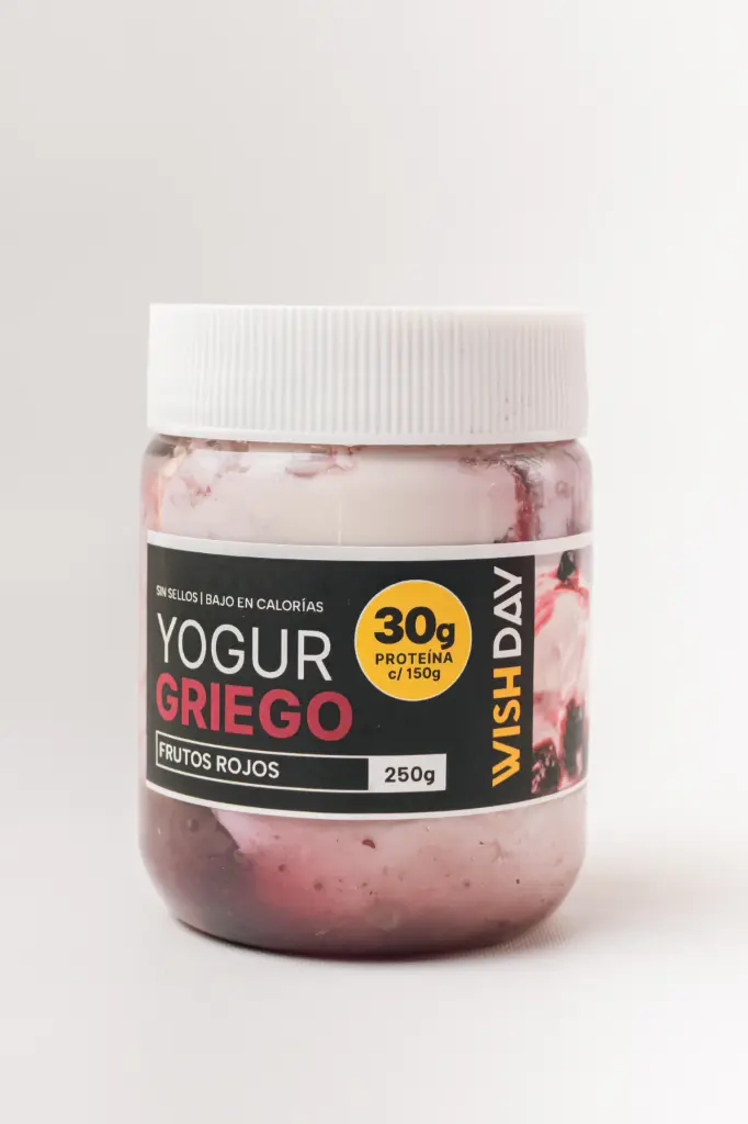 Wish Day - Yogurt Griego Frutos Rojos (pote 250gr) 