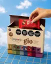 Gio - Minipacks (20 unidades surtidas de frambuesas, frutillas, moras y bananas)