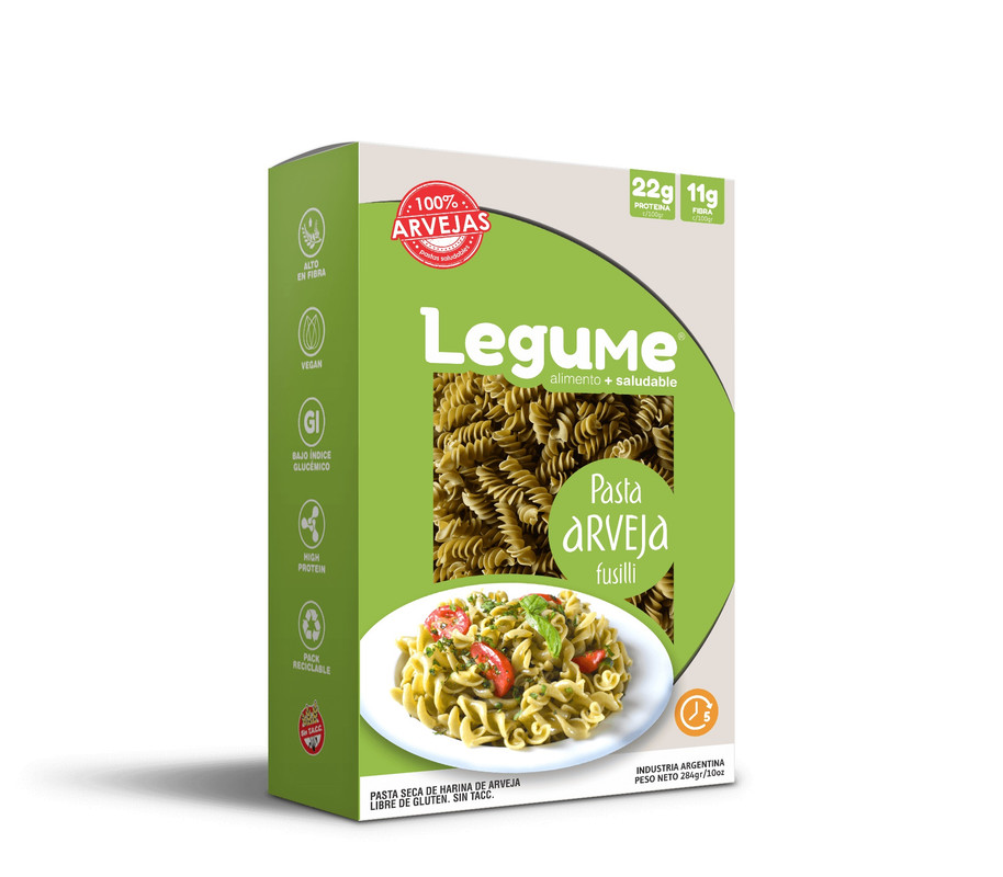 Legume - Pasta arveja fusilli (284gr)