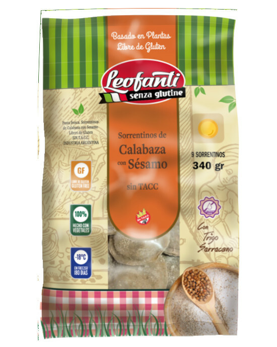 Leo Fanti - Sorrentinos veganos calabaza y sésamo (340gr)