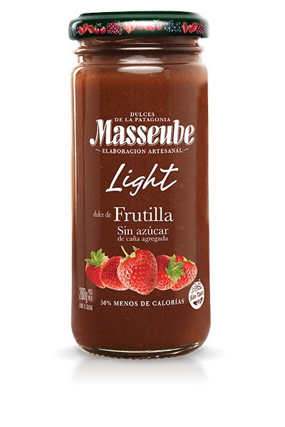 Masseube - Mermelada light de frutilla (260gr)