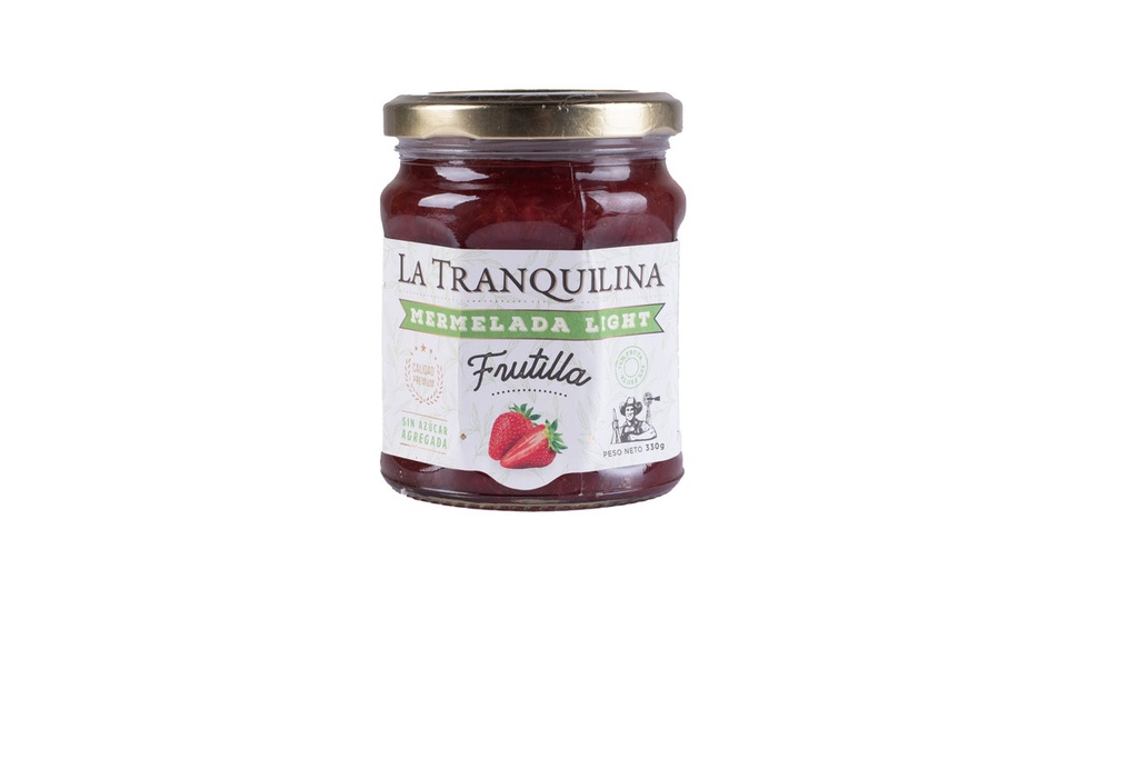 La Tranquilina - Mermelada con stevia sabor frutilla (330gr)