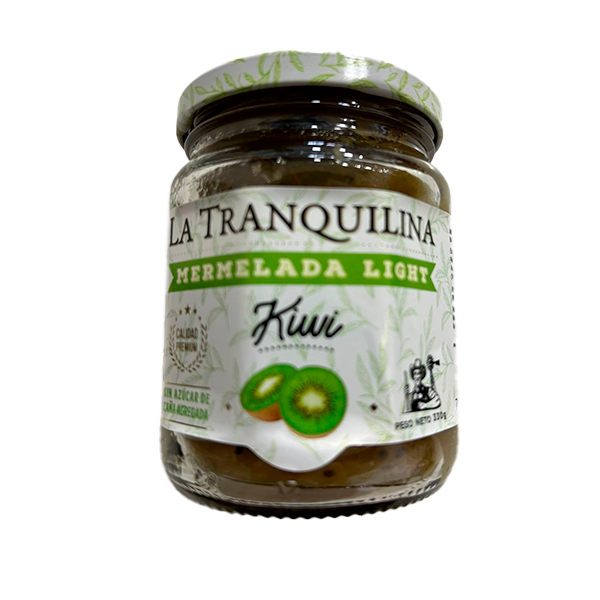 La Tranquilina - Mermelada con stevia sabor kiwi (330gr)