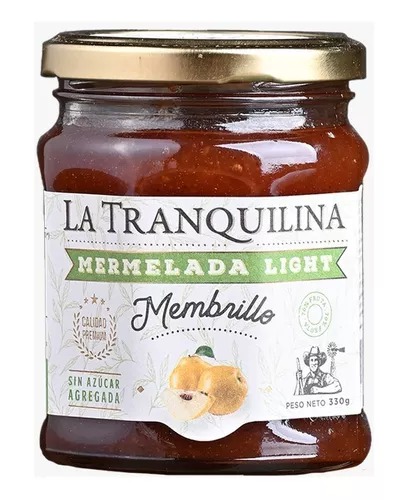 La Tranquilina - Mermelada con stevia sabor membrillo (330gr)