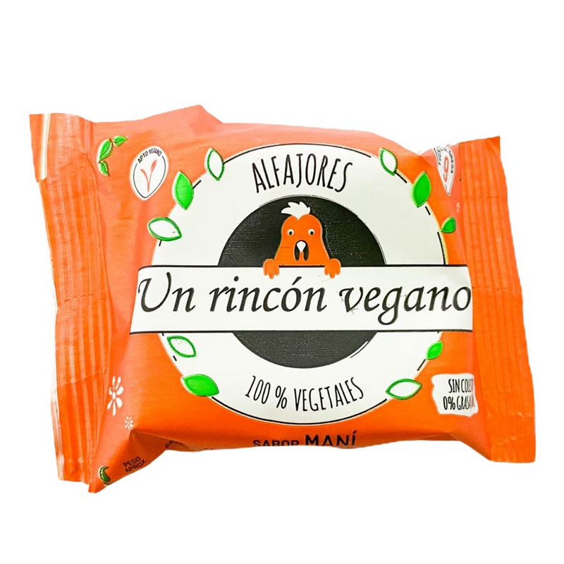 Un Rincón Vegano - Alfajor vegano sabor maní (65gr)