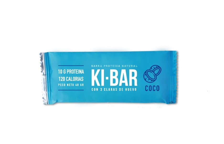 Kibar - Barritas proteicas sabor coco natural (40gr)