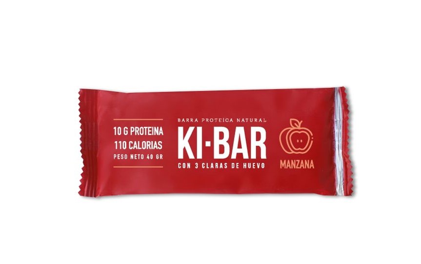 Kibar - Barritas proteicas sabor manzana y algarroba