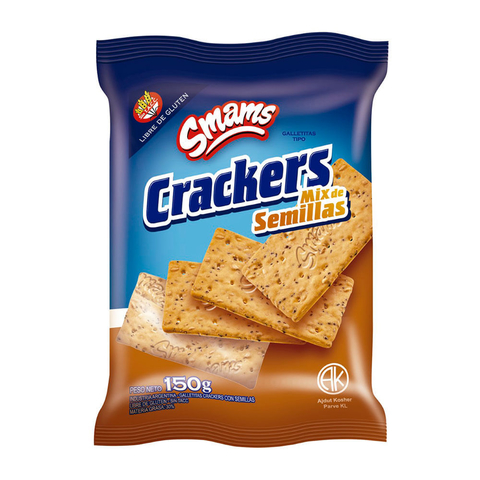 Smams - Crackers mix de semillas (150gr)