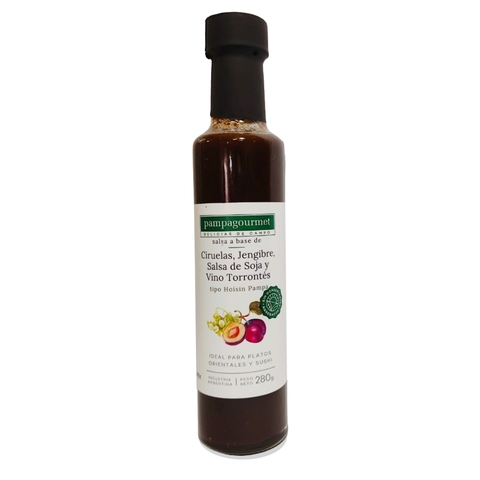 Pampa Gourmet - Salsa Hoisin de Ciruelas Jengibre y Vino Torrontes 280 gr