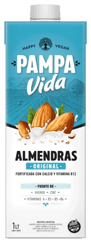 Pampa Vida - Bebida de almendra sabor original (1lt)