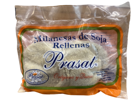 Prasat - Milanesas de soja rellenas con queso y orégano (4 unidades - 480gr)